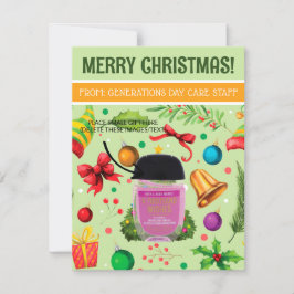 Weihnachten Personalisiertes kleines Geschenk, Gif Einladung