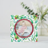 Weihnachten Personalisiertes Weihnachtsmuster Foto (Stehend Vorderseite)