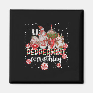 Weihnachten Pfefferminz Alles Kaffee Schokolade M Magnet
