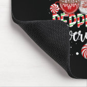 Weihnachten Pfefferminz Alles Kaffee Schokolade M Mousepad (Ecke)