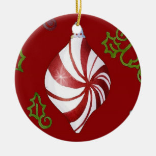 Weihnachten Pfefferminz Candy Ornament