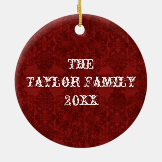 Weihnachten Pfefferminz Candy Ornament (Hinten)