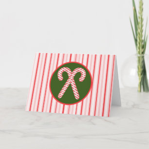 Weihnachten/Pfefferminz-Grußkarte Karte