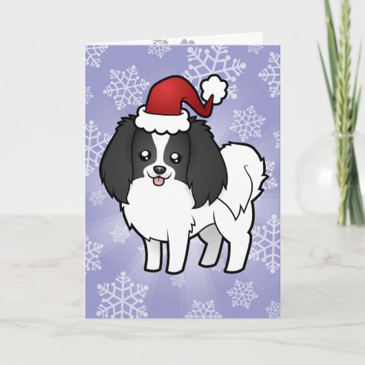 Weihnachten Phalene/Japaner Chin (Vorderseite)