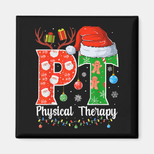 Weihnachten Physiotherapie Weihnachten Pt Xmas  Magnet