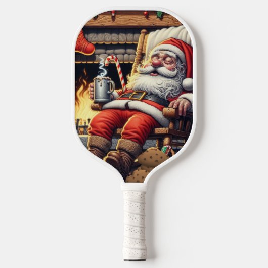 Weihnachten Pickleball Schläger (Vorderseite)