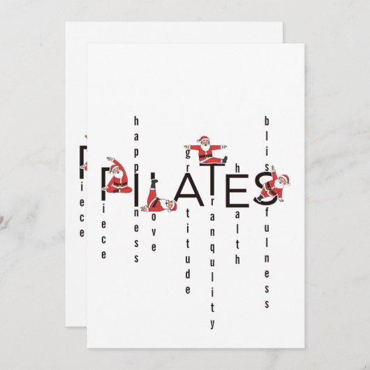 Weihnachten Pilates Santa Reformer (Vorne/Hinten)