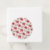 Weihnachten Pine Boughs und Red Bow Geschenkanhänger (Beispiel)