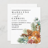 Weihnachten Pine Bouquet Hochzeit (Vorne/Hinten)