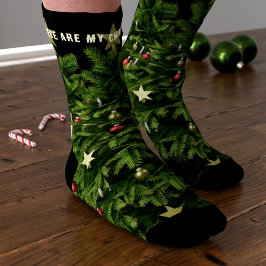 Weihnachten Pine Trecks Socks Funny Festive Mens G Socken