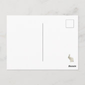 Weihnachten Pine Trees Wasserfarben Happy Holiday Postkarte (Rückseite)