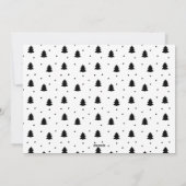 Weihnachten Pines Foto Gruß (Rückseite)