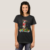 Weihnachten Pinguin Snowflakes T-Shirt (Vorne ganz)