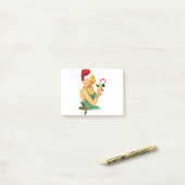 Weihnachten Pinup Post-it Klebezettel (Auf Schreibtisch)