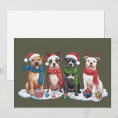 Weihnachten Pitbull Dog Eigentümer Geschenk Weihna (Vorne/Hinten)