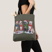 Weihnachten Pitbull Dog Eigentümer Geschenk Weihna Tasche (Von Nahem)