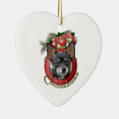 Weihnachten - Plattform die Hallen - Chihuahua - Keramikornament (Rechts)