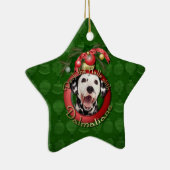 Weihnachten - Plattform die Hallen - Dalmatiner Keramik Ornament (Rechts)