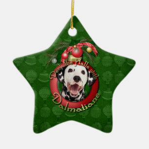 Weihnachten - Plattform die Hallen - Dalmatiner Keramik Ornament