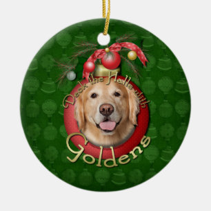 Weihnachten - Plattform die Hallen - Goldens - Keramikornament