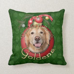 Weihnachten - Plattform die Hallen - Goldens - Kissen