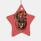 Weihnachten - Plattform die Hallen - Kelpies Keramik Ornament (Rechts)