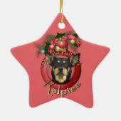 Weihnachten - Plattform die Hallen - Kelpies Keramik Ornament (Hinten)