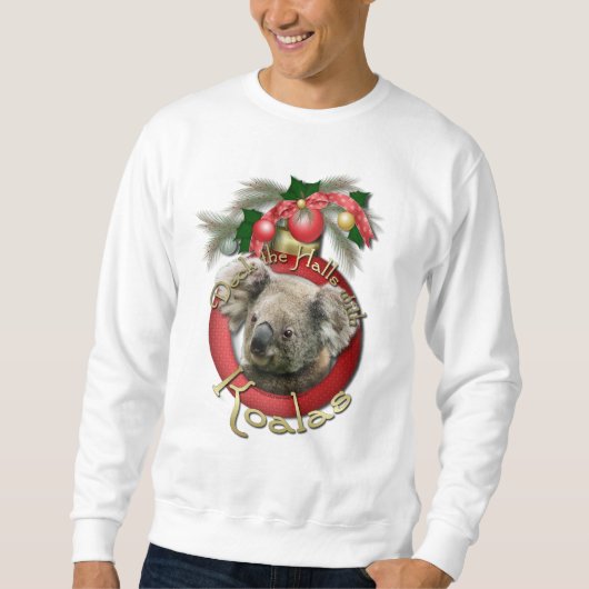 Weihnachten - Plattform die Hallen - Koala Sweatshirt (Vorderseite)