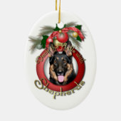 Weihnachten - Plattform die Hallen - Schäfer - Keramikornament (Hinten)