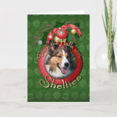 Weihnachten - Plattform die Hallen - Shelties (Vorderseite)