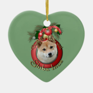 Weihnachten - Plattform die Hallen - Shiba Inu Keramikornament
