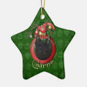 Weihnachten - Plattform die Hallen - Steinhaufen - Keramik Ornament (Links)