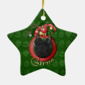 Weihnachten - Plattform die Hallen - Steinhaufen - Keramik Ornament (Hinten)