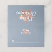 Weihnachten Platzkarte (Außenseite Aufgefaltet)