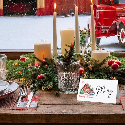 Weihnachten Platzkarte