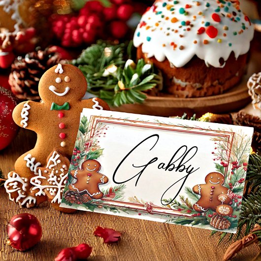 Weihnachten Platzkarte