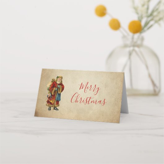 Weihnachten Platzkarte (Vorderseite)