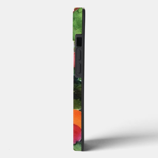 Weihnachten Poinsettia Original Aquarellmalerei Case-Mate iPhone Hülle (Rückseite / Links)