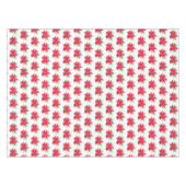 Weihnachten Poinsettia Rote Flora Farbe Tischdecke (Vorderseite (Horizontal))