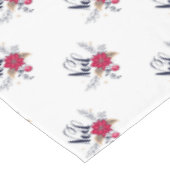 Weihnachten Poinsettia Tableclout Tischdecke (Schrägansicht)