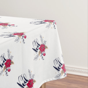 Weihnachten Poinsettia Tableclout Tischdecke