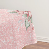 Weihnachten Poinsettias auf rosa Glitzer Hintergru Tischdecke (Beispiel)