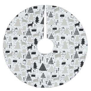 Weihnachten Polyester Weihnachtsbaumdecke