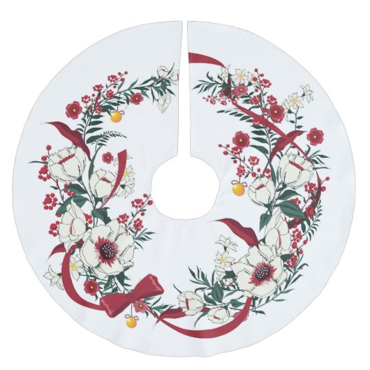 Weihnachten Polyester Weihnachtsbaumdecke (Vorderseite)