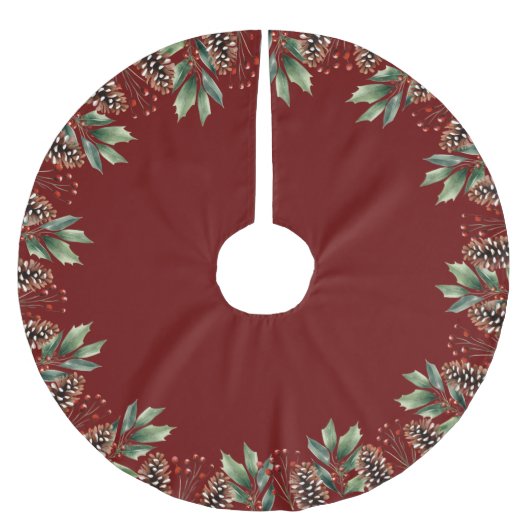 Weihnachten Polyester Weihnachtsbaumdecke (Vorderseite)