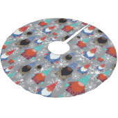 Weihnachten Polyester Weihnachtsbaumdecke (Schrägansicht)