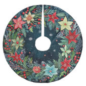 Weihnachten Polyester Weihnachtsbaumdecke (Vorderseite)