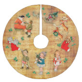 Weihnachten Polyester Weihnachtsbaumdecke (Vorderseite)