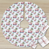 Weihnachten Polyester Weihnachtsbaumdecke