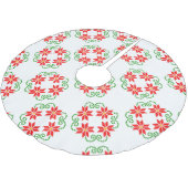 Weihnachten Polyester Weihnachtsbaumdecke (Schrägansicht)